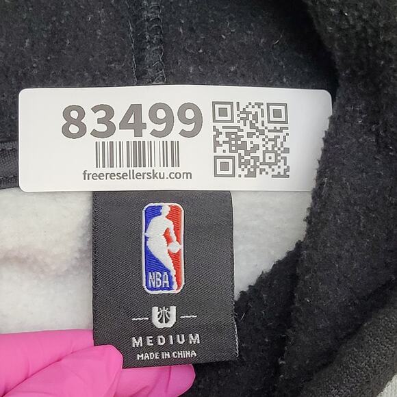 Boston Celtics Hoodie Medium 21x26 Colorblock Baggy Cropped - Picture 6 of 13